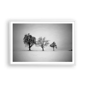 Plakát v bílém rámu - O čem sní? - 91x61 cm