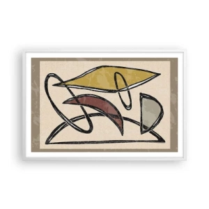 Plakát v bílém rámu - Svisle a vodorovně - 91x61 cm