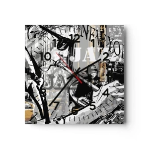Nástěnné hodiny - V rytmu New Yorku - 30x30 cm