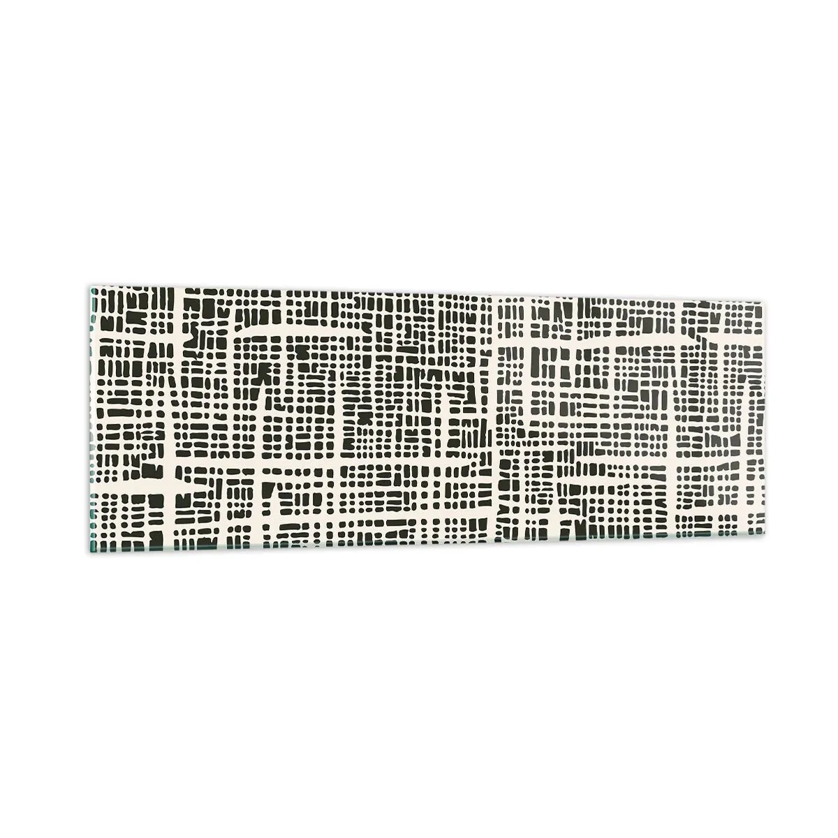 Obraz na skle - Tkaná kompozice - 90x30 cm