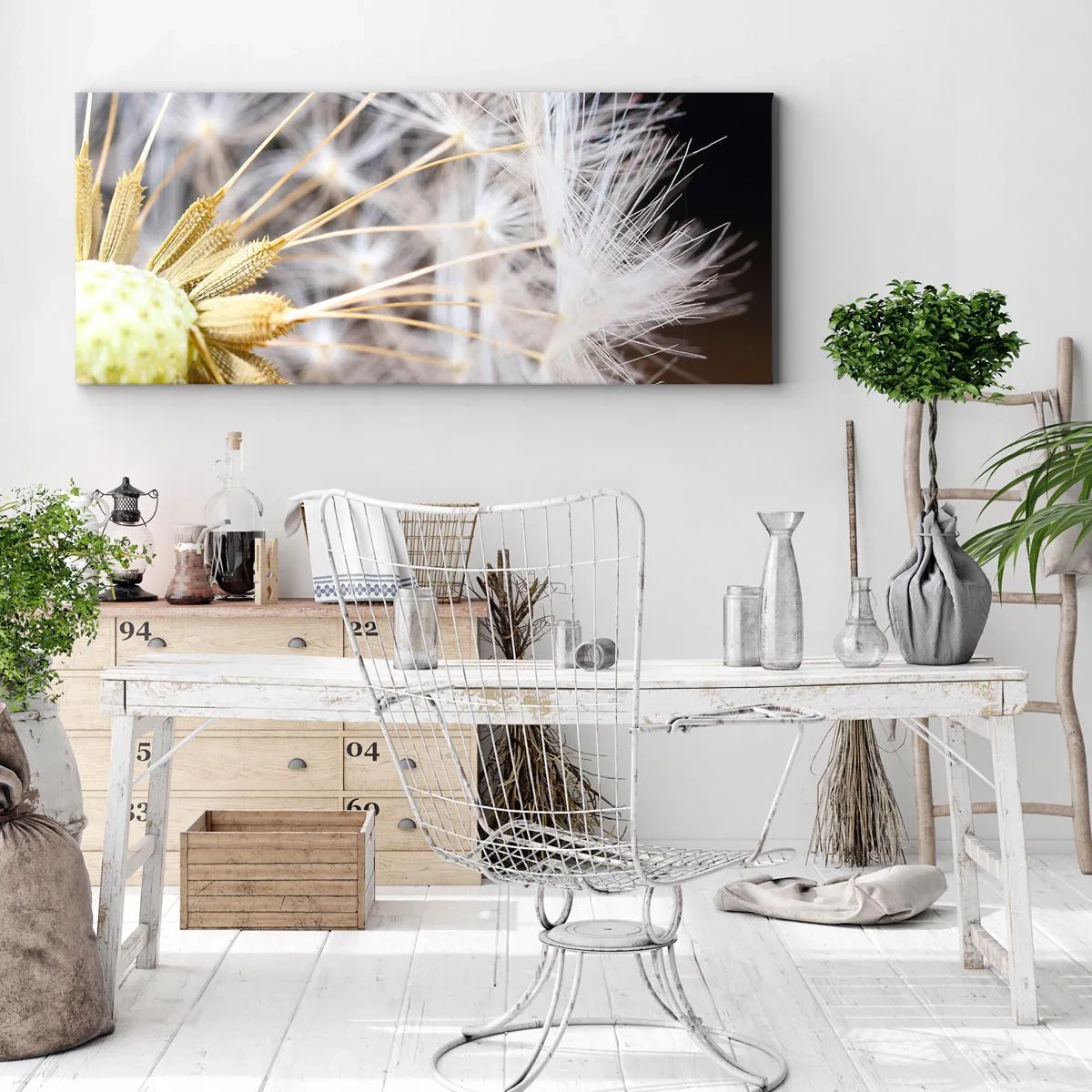 Obraz na plátně - Těsně před odletem - 90x30 cm