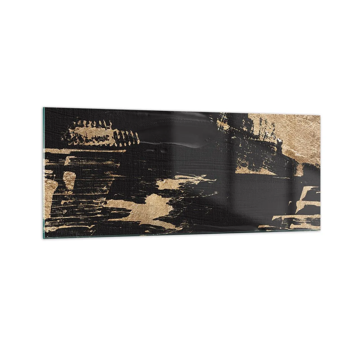 Obraz na skle - Stopa doteku - 100x40 cm
