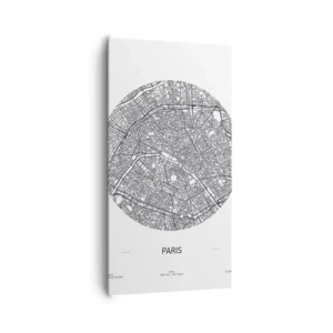 Obraz na plátně - Anatomie Paříže - 65x120 cm