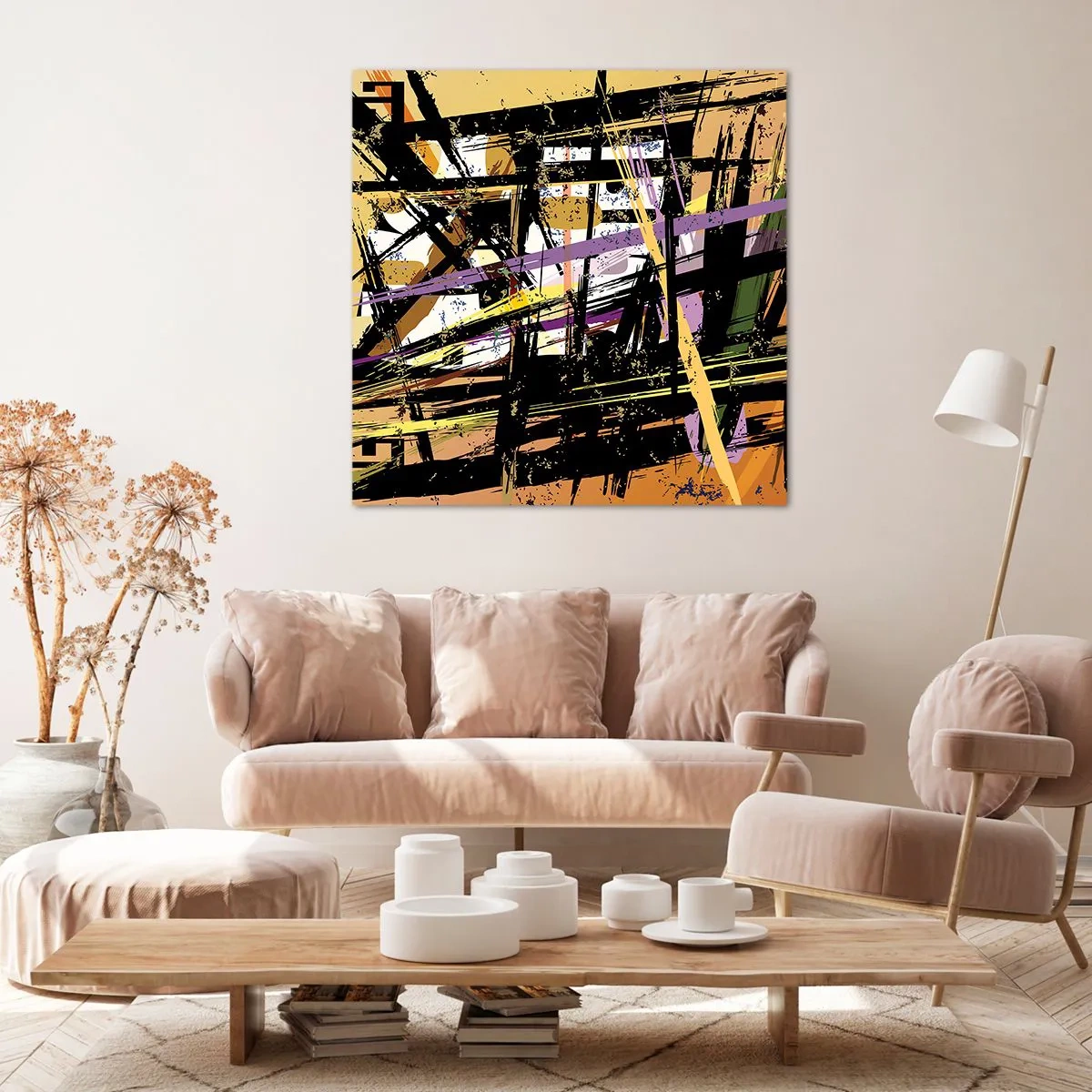 Obraz na plátně - Ostrý řez - 60x60 cm