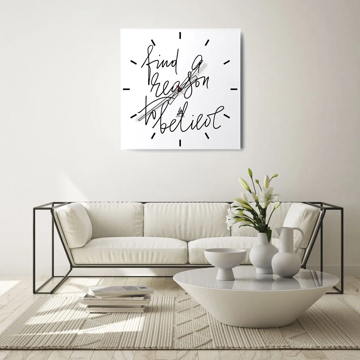 Nástěnné hodiny - Je to možné - 40x40 cm