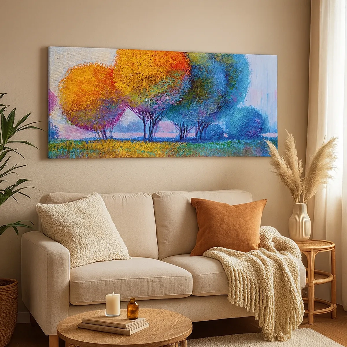 Obraz na plátně - Trs zářivých barev - 30x30 cm