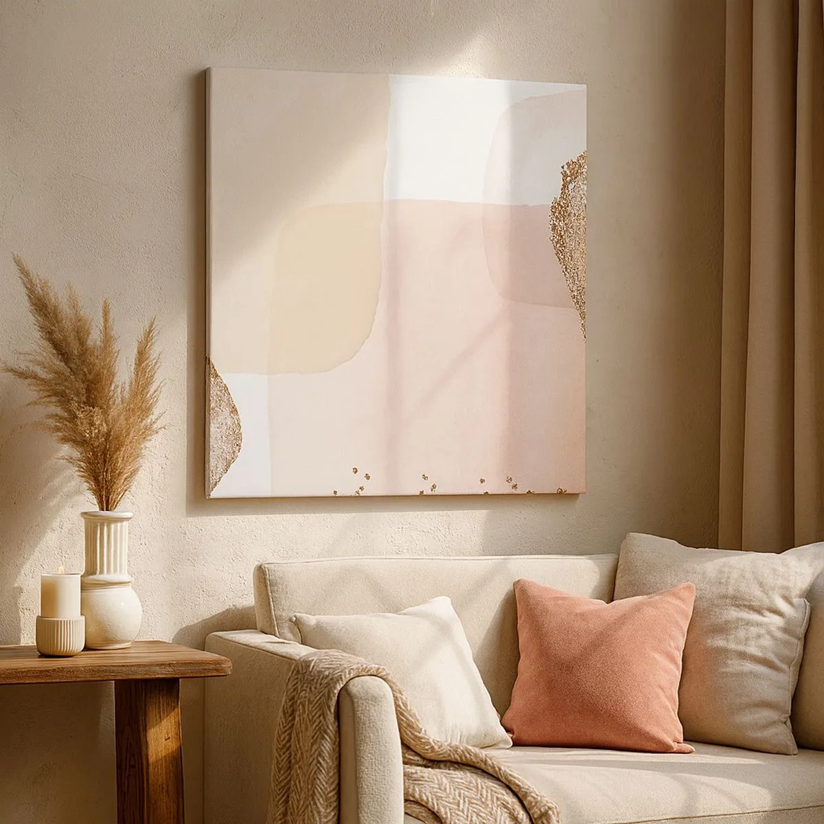 Obraz na plátně - Pohled skrze barvy - 30x30 cm