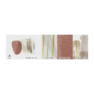 Vzor Fototapety Samolepicí Deluxe Sticker - Abstraktní kolonáda - Abstrakce, Kus, Moderní vzor - 100x30 cm