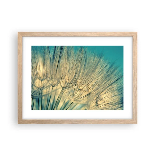 Plakát v rámu světlý dub - Čekání na vítr - 40x30 cm