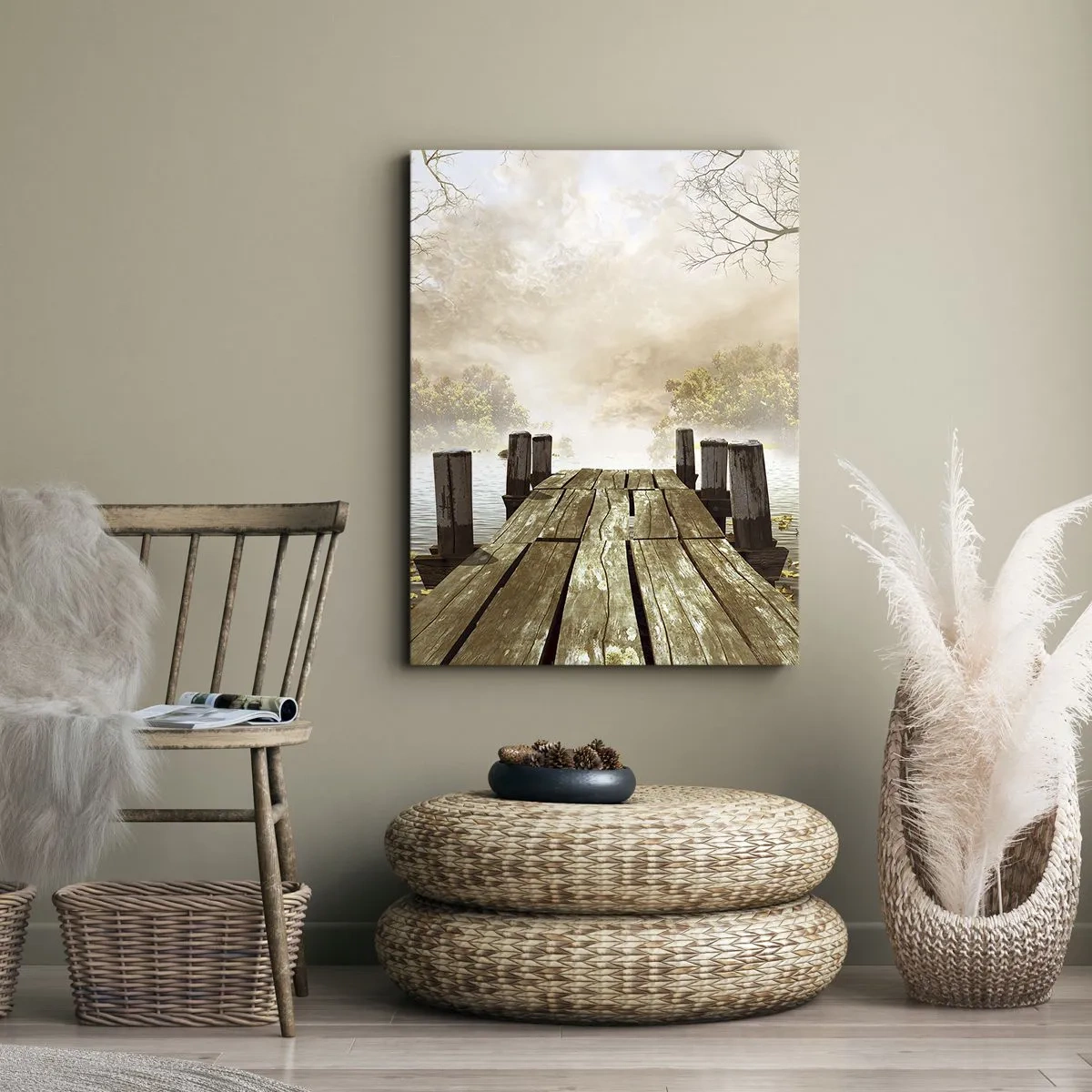 Obraz na plátně - Jemný smutek podzimu - 80x120 cm