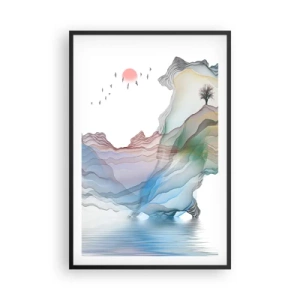 Plakát v černém rámu - Ke křišťálovým horám - 61x91 cm