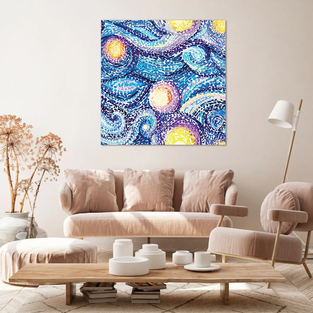 Obraz na plátně - Z obrazu van Gogha - 50x50 cm