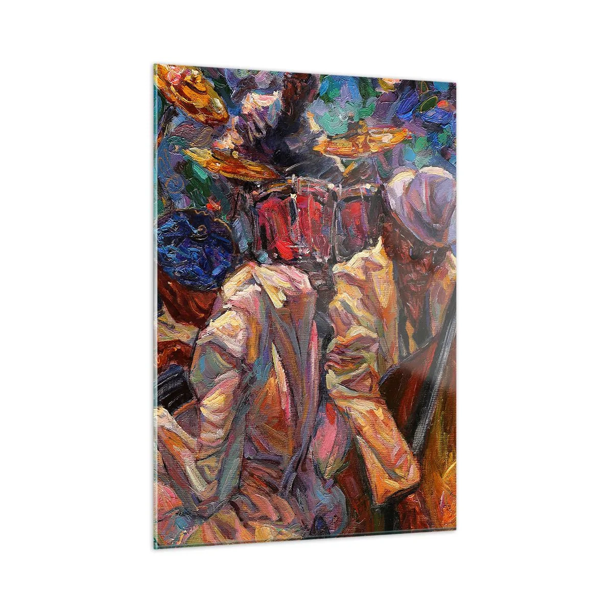 Obraz na skle - V jednom rytmu - 50x70 cm