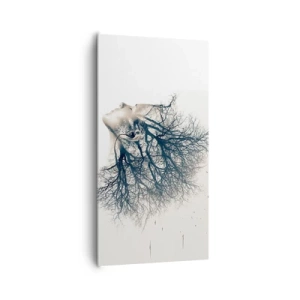 Obraz na plátně - Okouzlená šepotem stromu - 65x120 cm