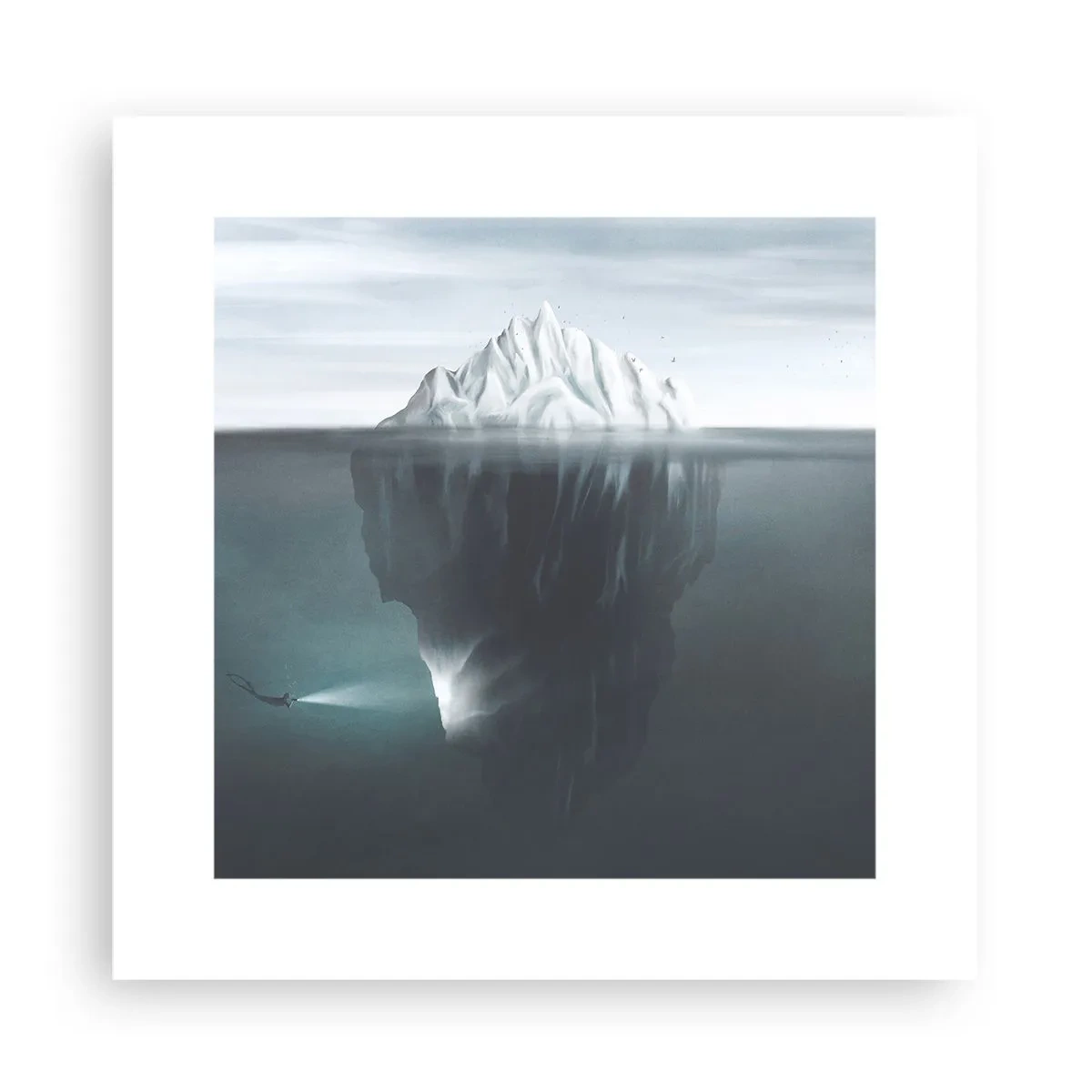 Plakát - Podvodní tajemství - 30x30 cm