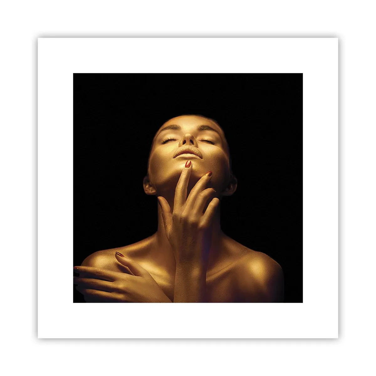 Plakát - Jako zlaté hedvábí - 30x30 cm