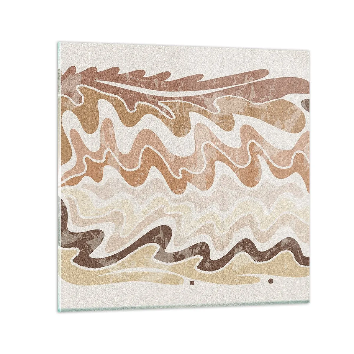 Obraz na skle - Dobrá energie – dobré emoce - 30x30 cm
