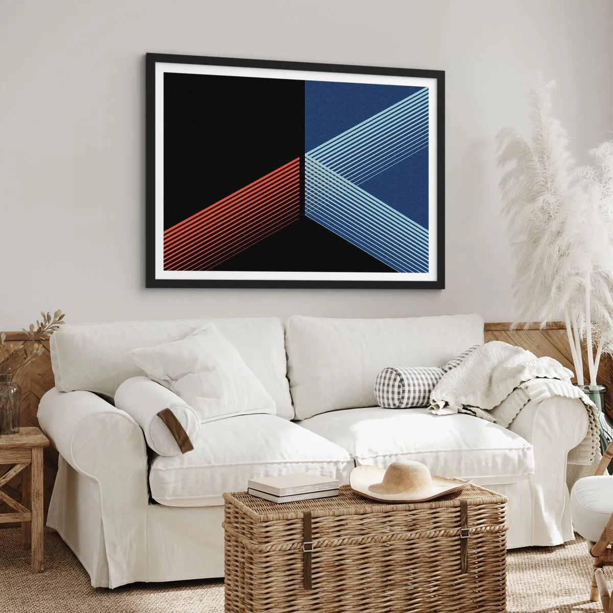 Plakát v černém rámu - Jednoduchý příběh - 70x50 cm