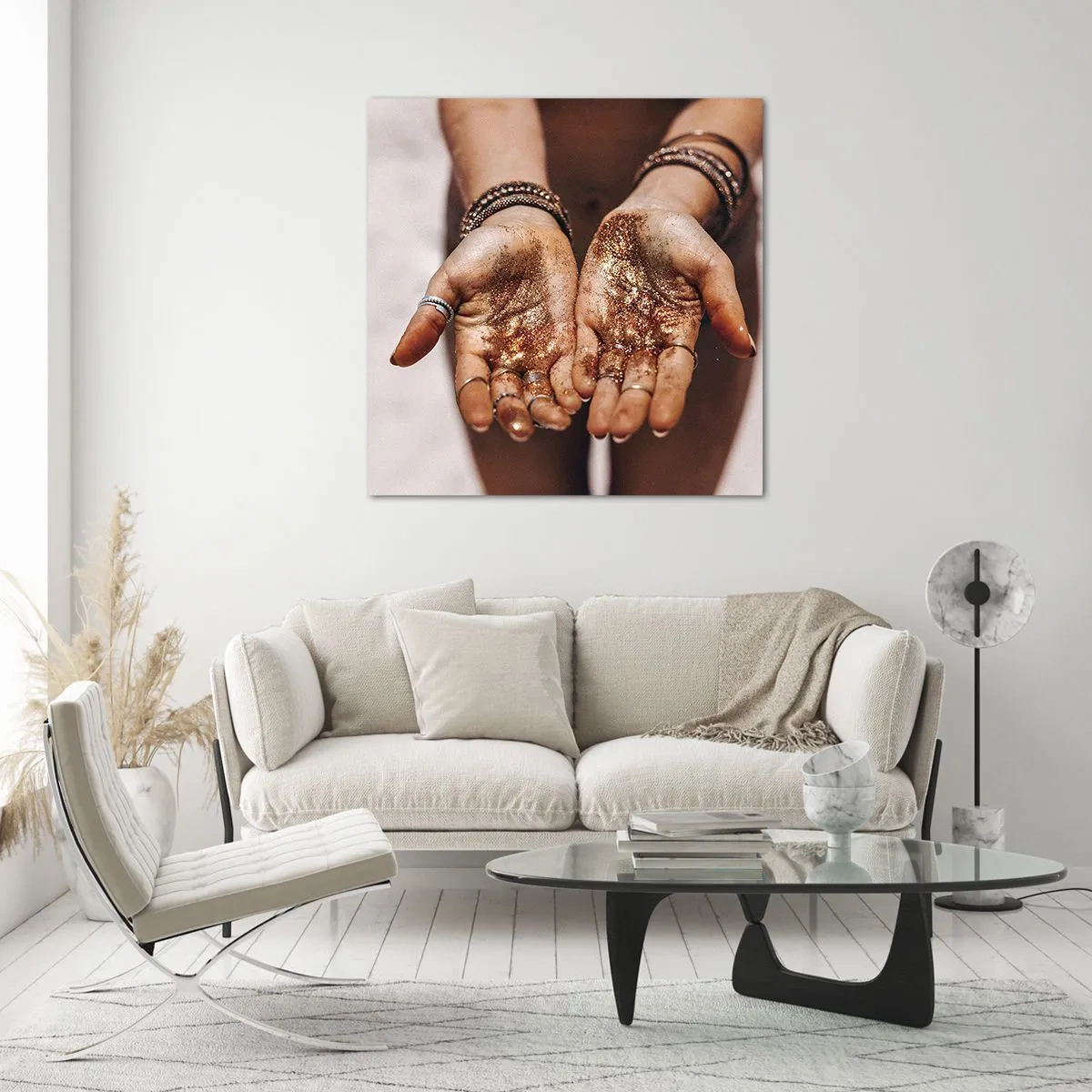 Obraz na skle - Dárek pro tebe - 50x50 cm