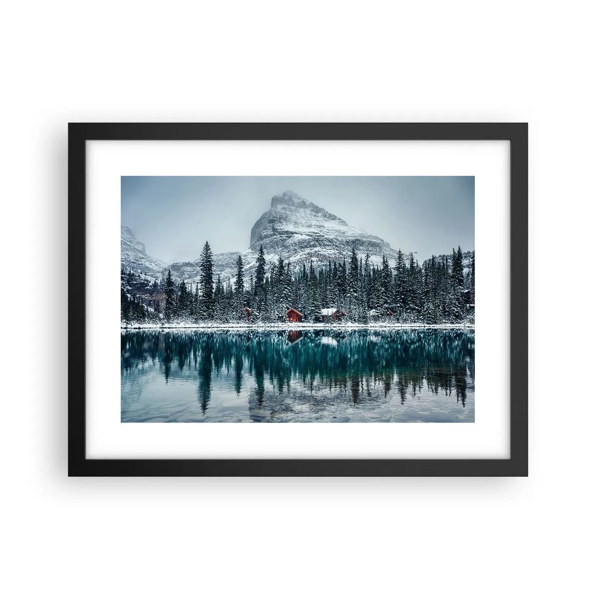 Plakát v černém rámu - Kanadské útočiště - 40x30 cm