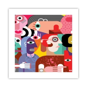 Plakát - My od pána Picassa - 40x40 cm