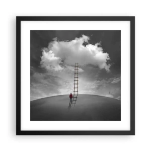 Plakát v černém rámu - Všechno je možné - 40x40 cm