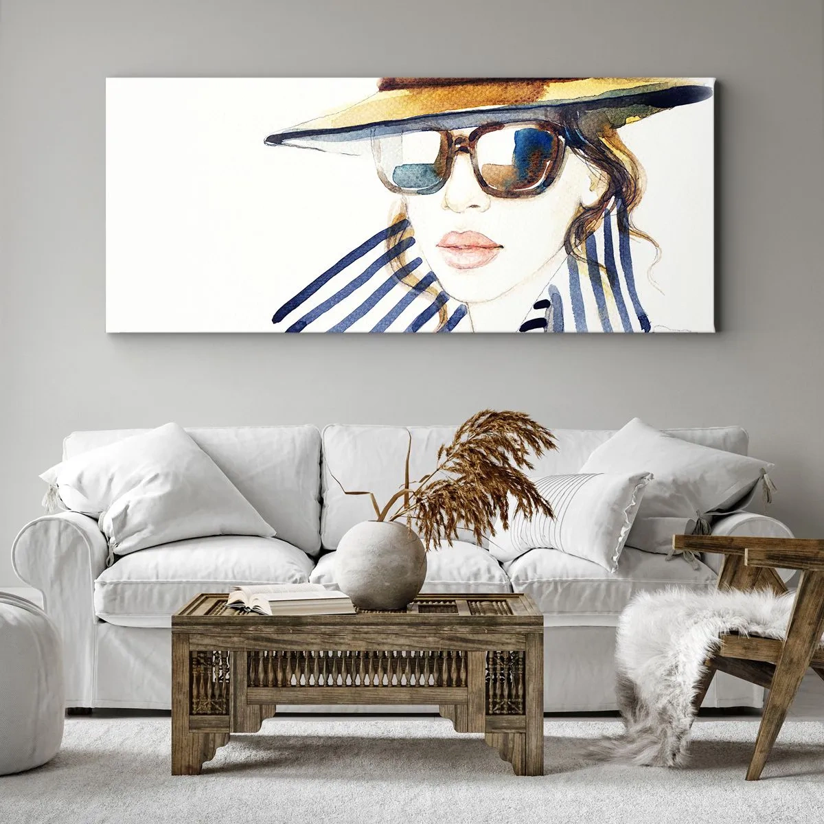 Obraz na plátně - Florida vítá! - 140x50 cm