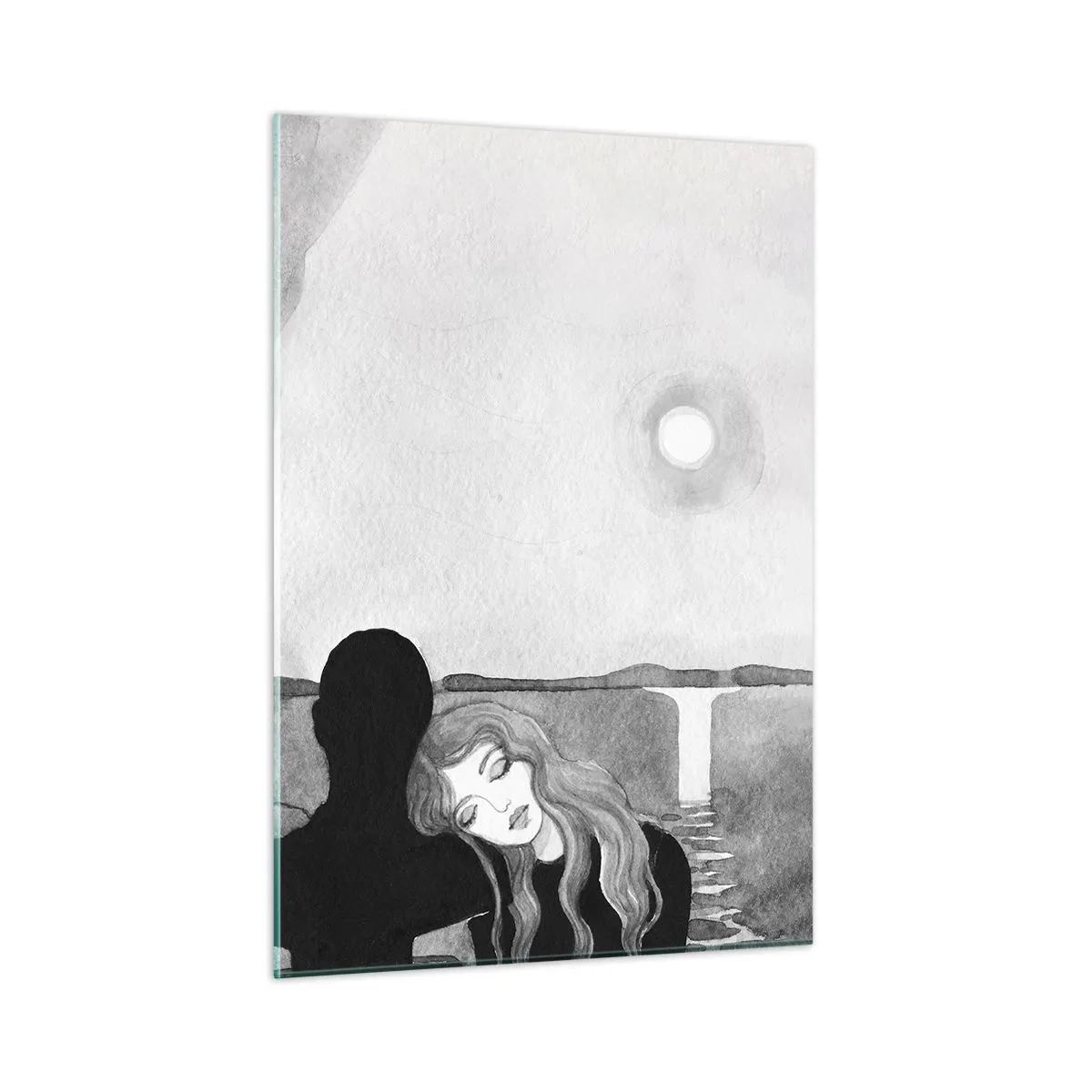 Obraz na skle - Vždy záhadou - 50x70 cm