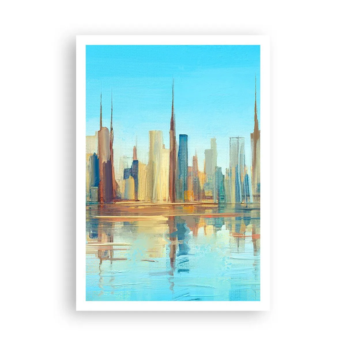 Plakát - Prosluněná metropole - 70x100 cm