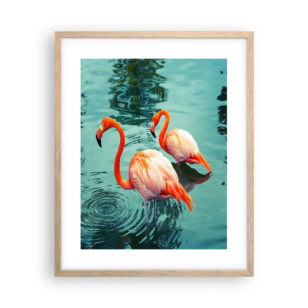 Plakát v rámu světlý dub - Nyní jsme v módě - 40x50 cm