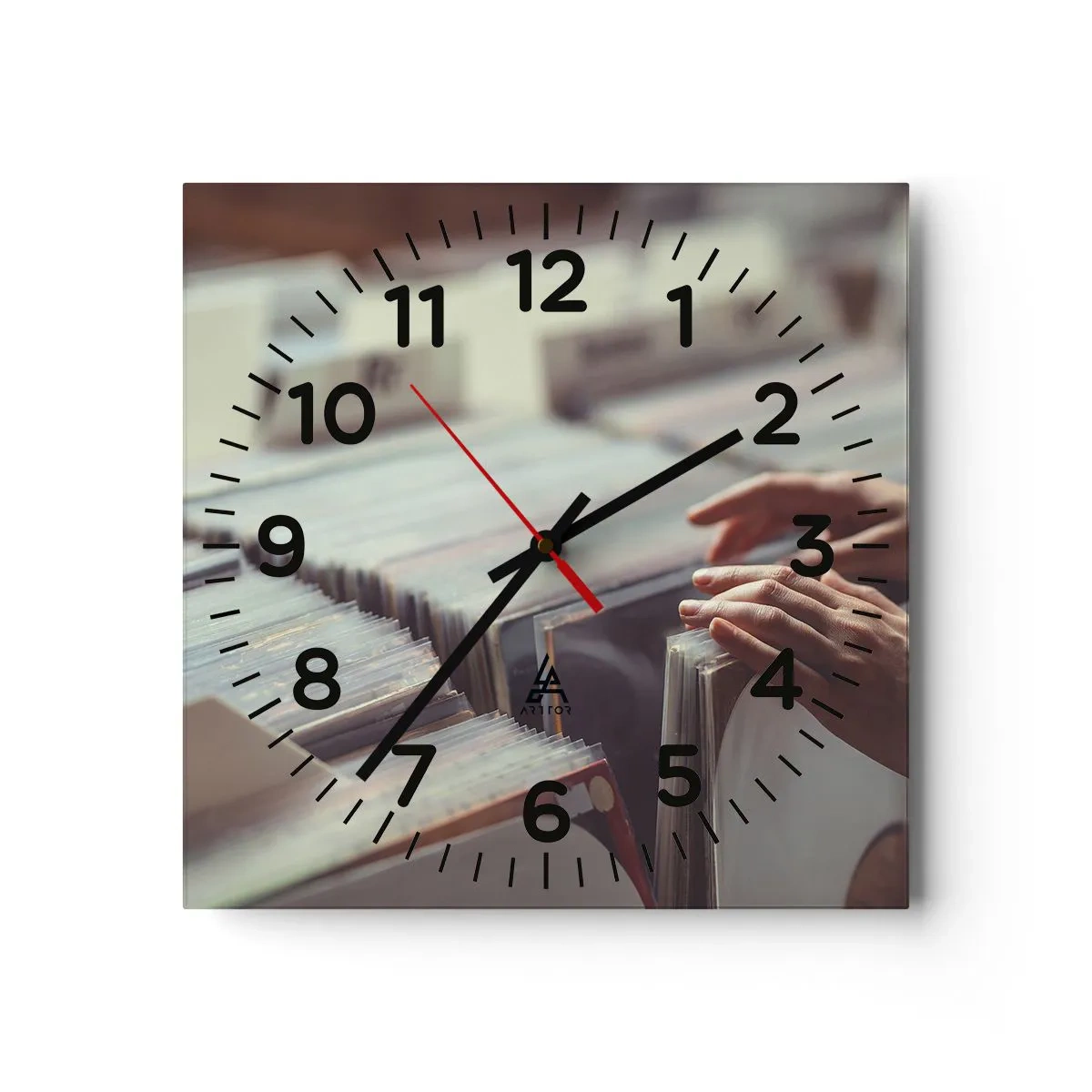 Nástěnné hodiny - Hledání emocí - 30x30 cm