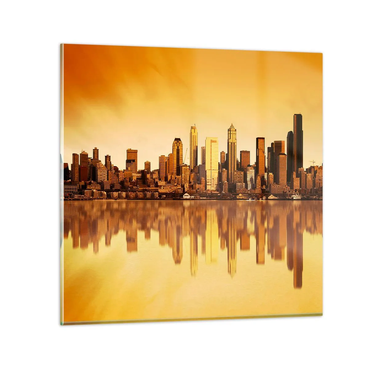 Obraz na skle - Ticho metropole - 70x70 cm