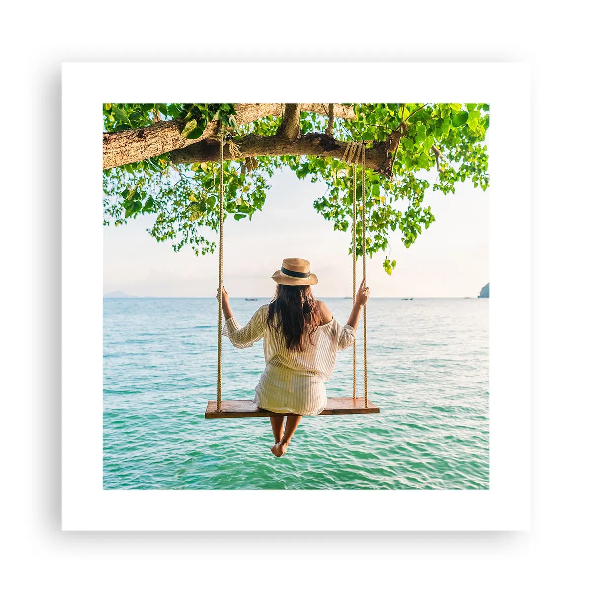 Plakát - Život je krásný - 40x40 cm