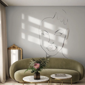 Fototapeta Samolepicí Deluxe Sticker - Obrys smyslnosti - Žena, Grafika, Kus - 150x105 cm