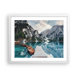 Plakát v bílém rámu - Ukážeme vám krásu - 50x40 cm