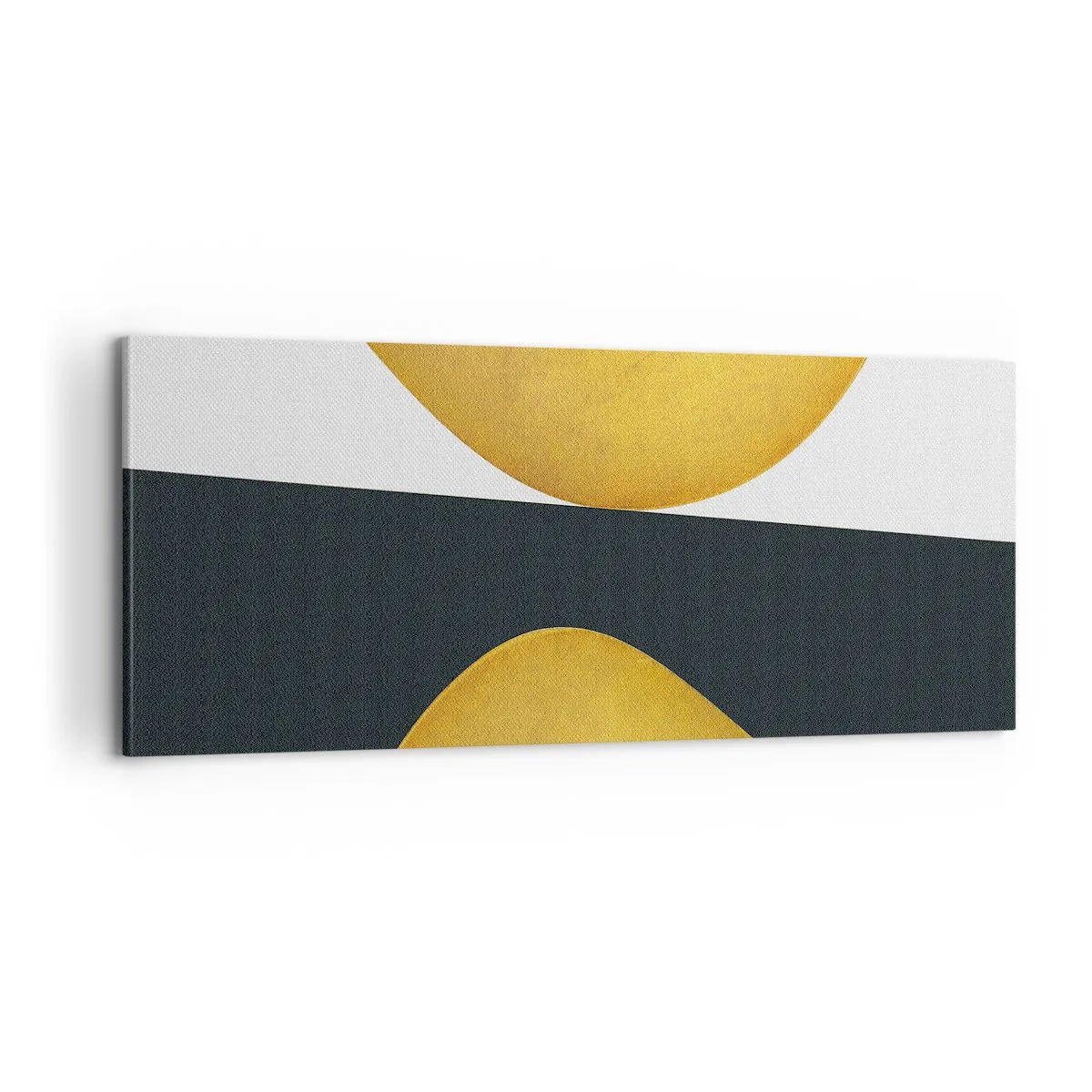 Obraz na plátně - Zaprvé: zlato - 100x40 cm