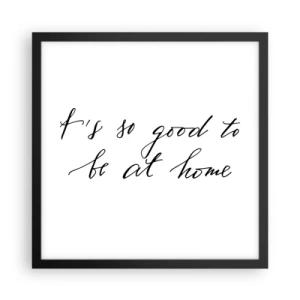 Plakát v černém rámu - Celá pravda - 40x40 cm