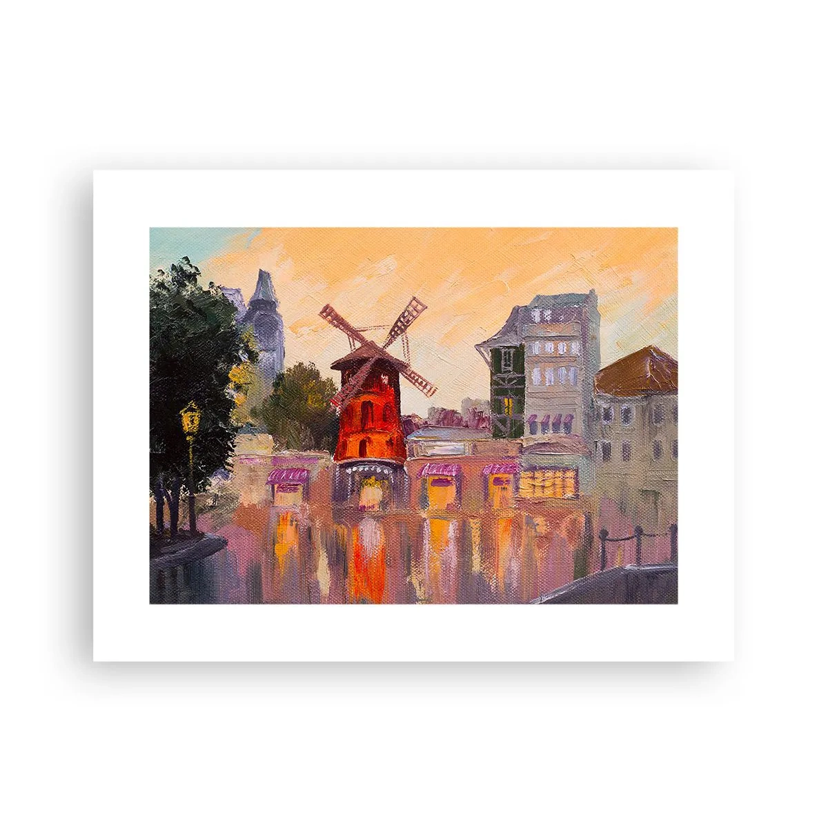 Plakát - Pařížské ikony – Moulin Rouge - 40x30 cm