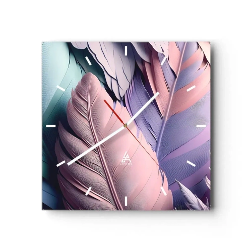 Nástěnné hodiny - Ptačí styl - 30x30 cm