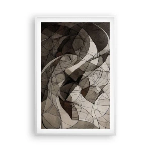 Plakát v bílém rámu - Oběh barev Země - 61x91 cm