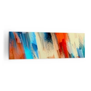 Obraz na plátně - Vodopád barev - 160x50 cm