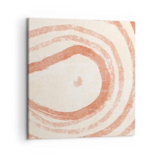 Obraz na plátně - Korálové kruhy – kompozice - 60x60 cm