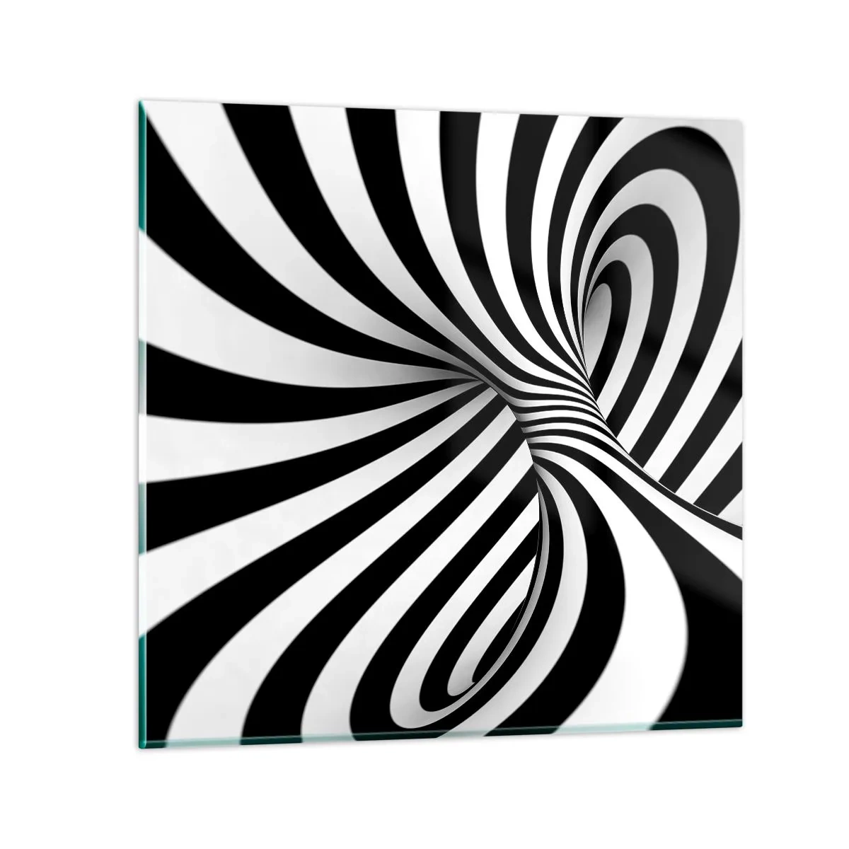 Obraz na skle - Kompozice: tančící prostor - 70x70 cm