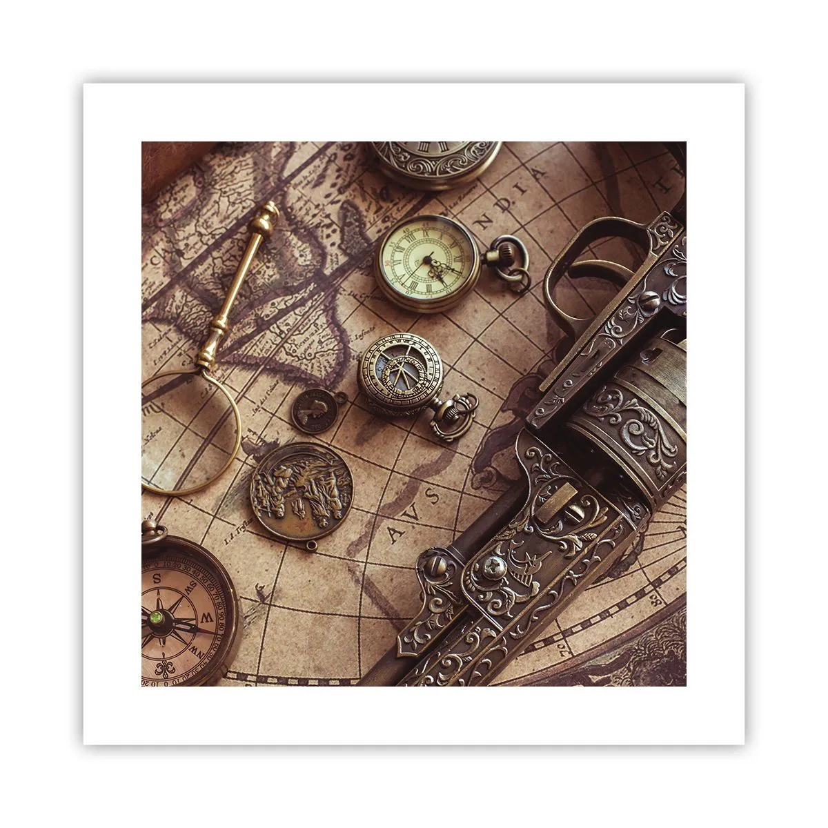 Plakát - Dobrodružství volá - 40x40 cm