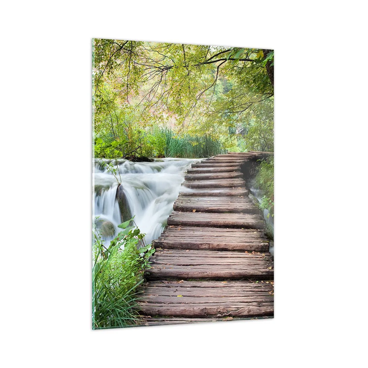 Obraz na skle - Voda není vůbec tichá - 50x70 cm