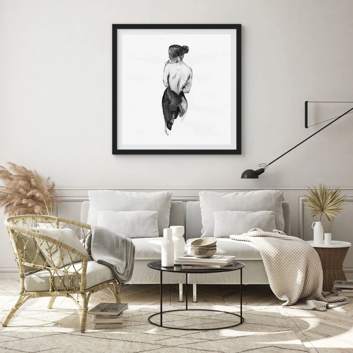 Plakát v černém rámu - Mizející svět - 60x60 cm