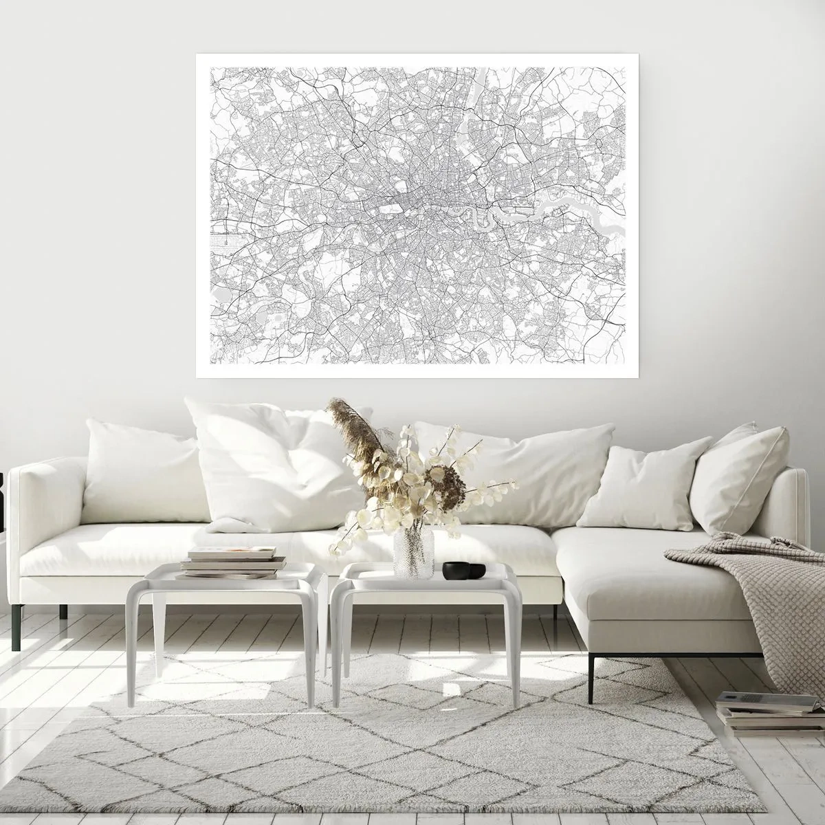 Plakát - Mapa londýnského labyrintu - 91x61 cm