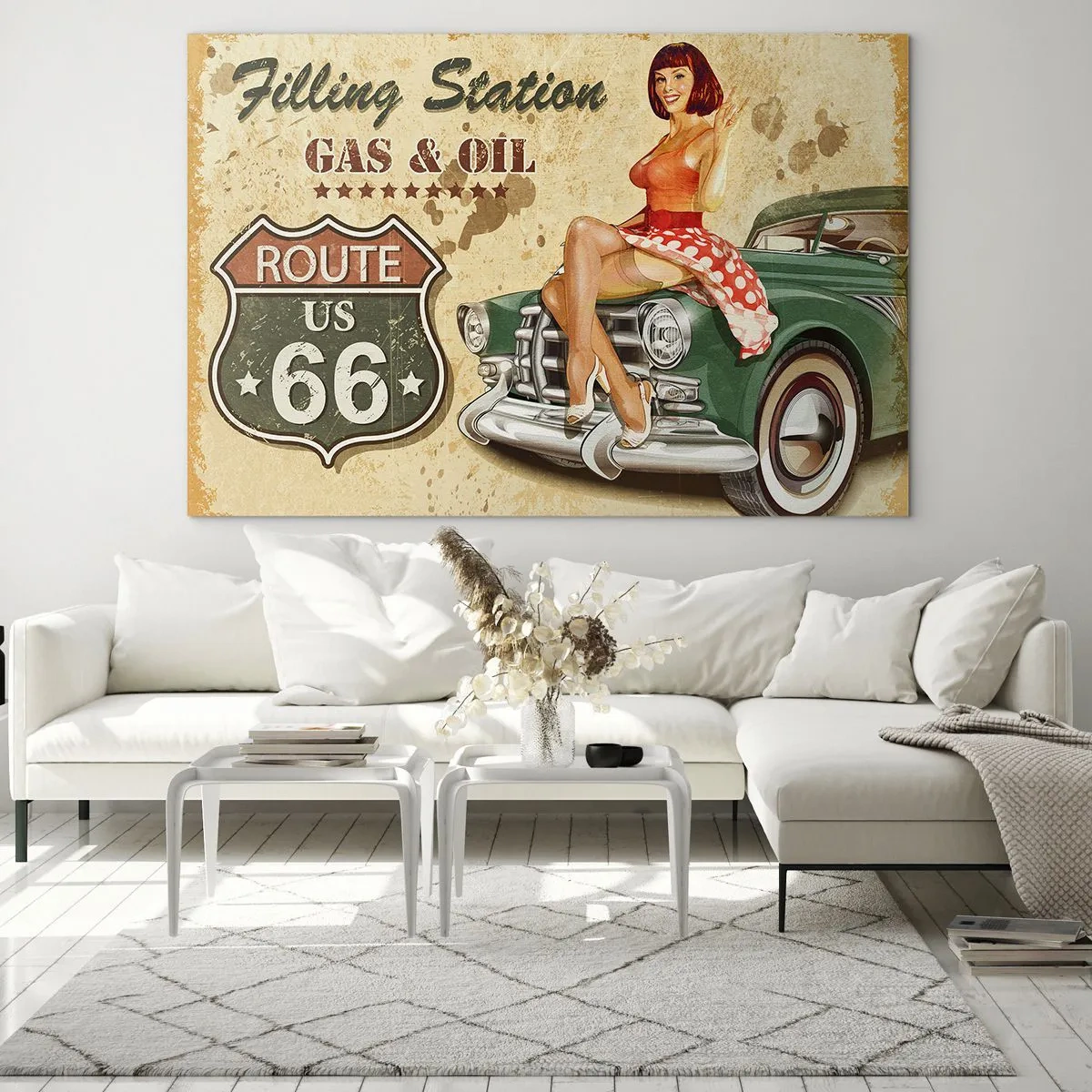 Obraz na skle - Skvělá 40. léta - 120x80 cm