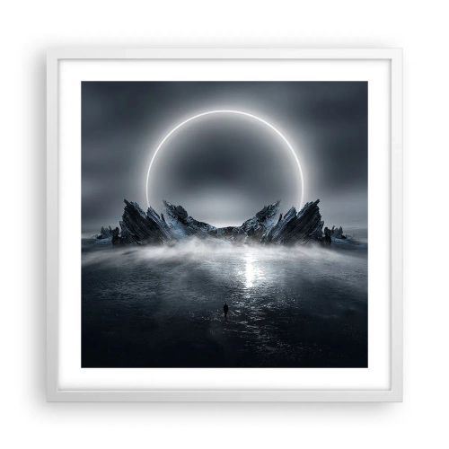 Plakát v bílém rámu - Finále příběhu - 50x50 cm