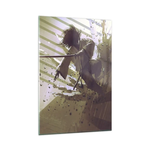 Obraz na skle - I ty můžeš být samurajem - 80x120 cm